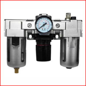 FILTRO REGULADOR Y LUBRICADOR CON MANÓMETRO ½" - MARCA VOYLET